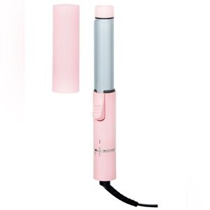Quo Beauty Mini Curling Iron - Pink and Silver